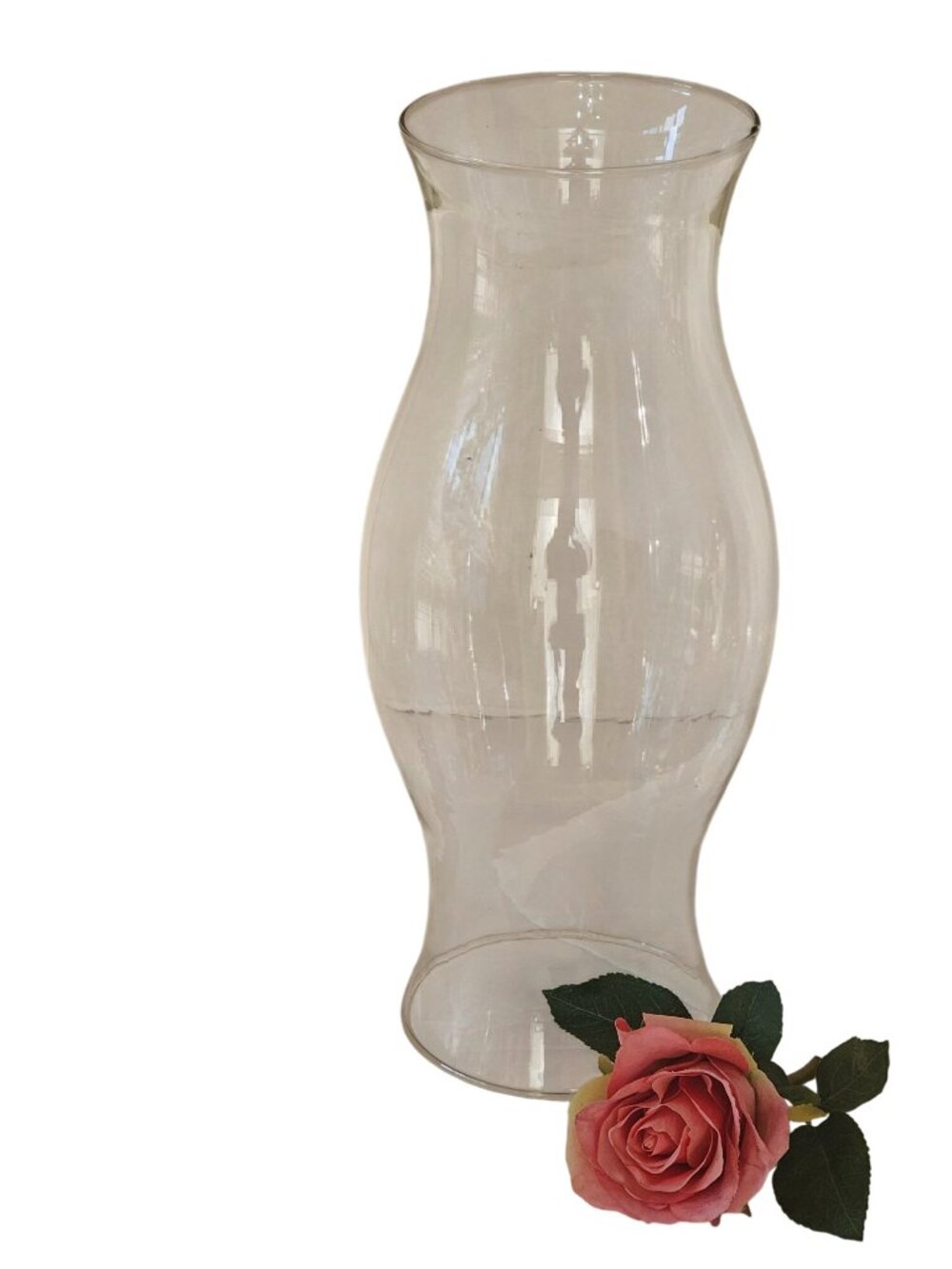 Colonial Hurricane Candle Lamp Shade Chimney 14" Williamsburg hourglass globe